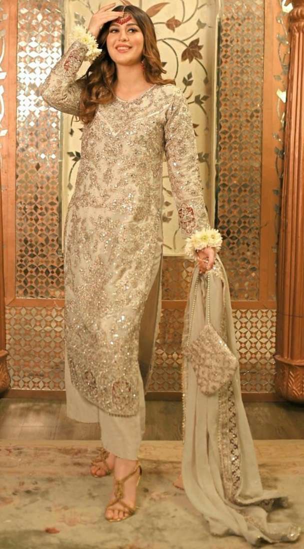 D No -402 Semi Stitched Anamsa